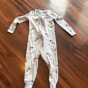 Hanna Andersson Frosty the Snowman Print Footie